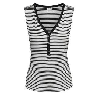 Camiseta sin mangas negra y blanca para mujer JDY Sissy ver 0