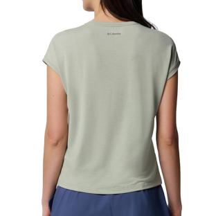 Camiseta verde para mujer Columbia Boundless Trek ver 0