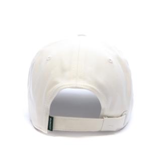 Casquette Blanche Mixte Lacoste Twill Big Croch vue 0