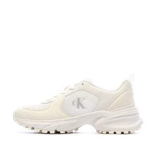 Zapatillas blancas de mujer Calvin Klein Jeans Hike Runner ver 0
