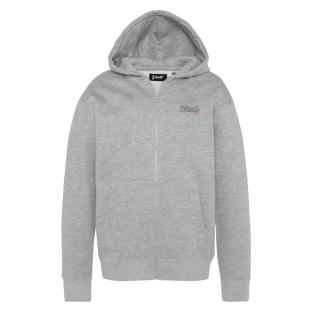 Graues Sweatshirt mit Reißverschluss für Jungen Schott Cap Ansicht 0