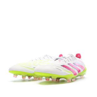 Chaussures de Foot Blanc/Rose Homme Adidas Predator Elite FG vue 0