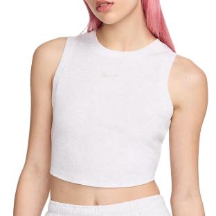 Débardeur Gris Femme Nike W Nsw Essntl Rib Crp vue 0
