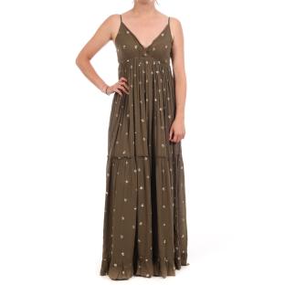Vestido de color caqui para mujer EBEN ver 0