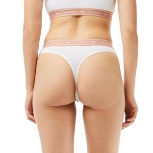 Lacoste Tanga Blanco/Rosa Mujer Más ver 0