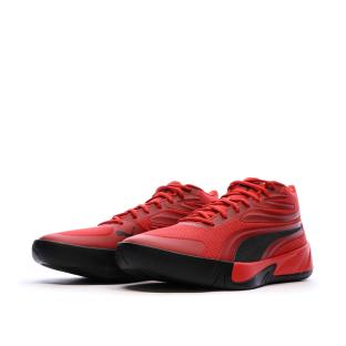 Chaussures de Basketball Rouges/Noires Homme Puma Court Pro vue 0