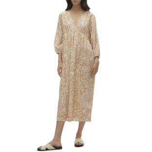 Orange/Ecru Kleid Frau Vero Moda Nethe Ansicht 0