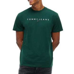 Tommy Hilfiger Reg Linearss Men’s Dark Green T-shirt Photo of the Espace des Marques %store% store - view of %key%