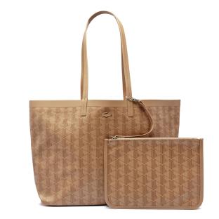 Sac Cabas Beige Femme Lacoste Zely vue 0