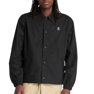 Schwarze Herrenjacke von Timberland mit gewebtem Emblem Ansicht 0
