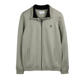 Men’s Green Zip-Up Sweatshirt by Teddy Smith Martyn Photo of the Espace des Marques %store% store - view of %key%
