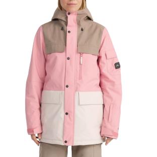 Manteau de Ski Rose Femme O'Neill Utility Pro Hybrid vue 0