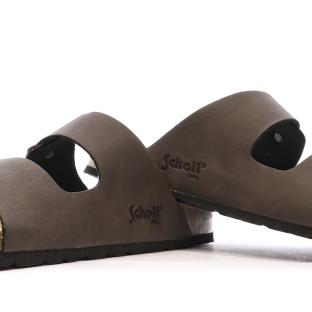 Sandales Marrons Lisses Homme Schott Arthur vue 0