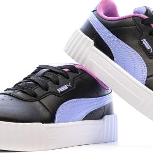 Baskets Noires/Mauves Fille Puma Carina 3.0 Jellyy vue 0
