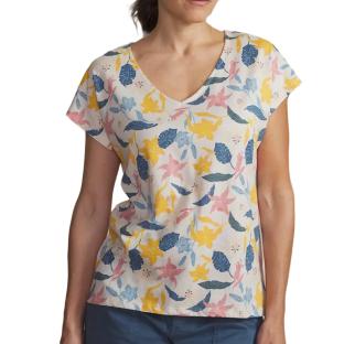 T-Shirt Blanc Femme TBS Navy vue 0