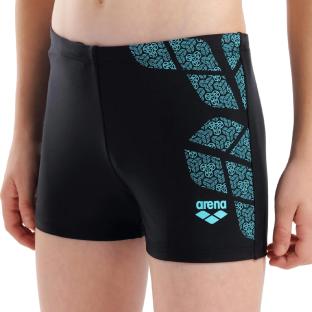 Maillot de bain Noir/Turquoise Garçon Arena Graphic vue 0