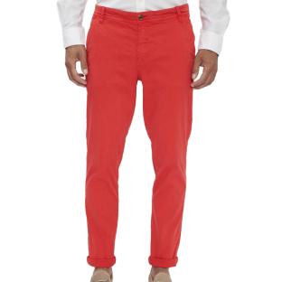 Chino Rouge Homme Paname Brothers Costa vue 0