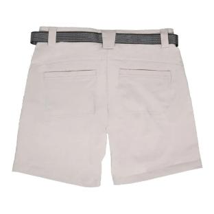 Pantalones cortos de lona beige para mujer Lhotse Lana ver 0
