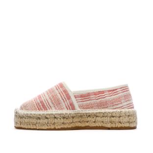 Women’s White/Red Espadrilles – Pare Gabia Aduna Photo of the Espace des Marques %store% store - view of %key%