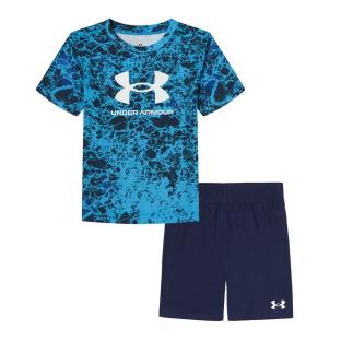 Conjunto azul/negro para niño Under Armour Tech Printed ver 0
