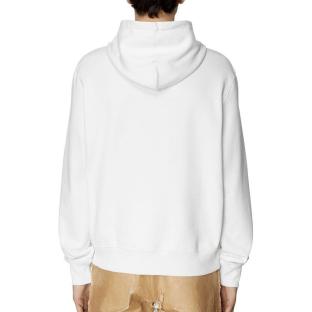 Sweat Blanc Homme Diesel Ginn vue 0