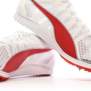Chaussures de Sport Blanches/Rouges Homme Puma Evospeed vue 0