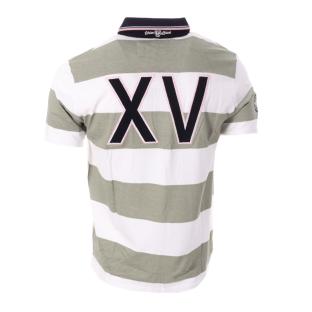 Rugby TOWN Polo de hombre caqui/blanco ver 0
