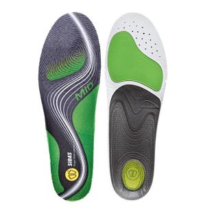 Plantilla negra/verde unisex Sidas 3feet Activ ver 0