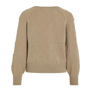 Pull Marron Femme Vila Tuli vue 0