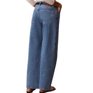 Jean Large Bleu Femme Calvin Klein The Wide Radio vue 0