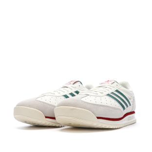 Baskets Vertes/Blanches/Bordeaux Homme Adidas Sl 72 vue 0