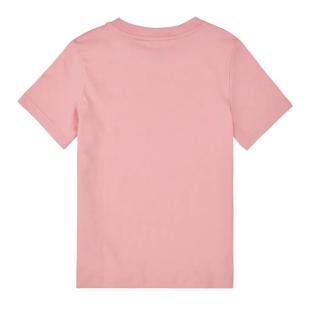 Camiseta rosa para niña de Puma con el gato centrado ver 0