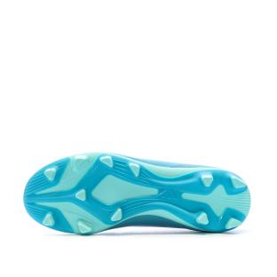 Chaussures de football Turquoises/Roses Enfant Adidas F50 Club vue 0