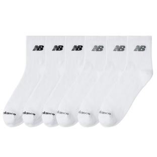 x3 Paires de chaussettes Blanches/Noires Homme New Balance Lightweight vue 0