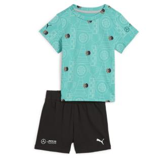 Conjunto Puma Turquesa/Negro para niño pequeño ver 0