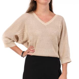 Jersey beige de mujer Freeman Porter Paross ver 0