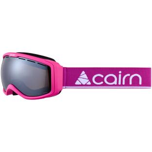 Fuchsia-rosa Skibrille für Mädchen Cairn Spark OTG Ansicht 0