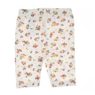 Legging Blanc à fleurs Bébé EOM Basmi vue 0