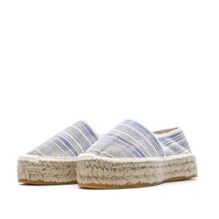 White/Blue Women’s Espadrilles by Pare Gabia Aduna Photo of the Espace des Marques %store% store - view of %key%
