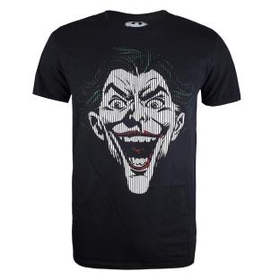 Men’s Black DC Comics Joker Lines T-shirt Photo of the Espace des Marques %store% store - view of %key%