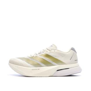 Chaussures Running Blanc/Doré Adidas Adizero Boston 13 vue 0