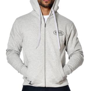 Sweat Zippé Gris Homme Von Dutch SLIGN vue 0