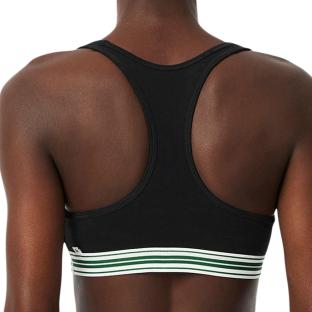 Sujetador negro para mujer Lacoste World ver 0