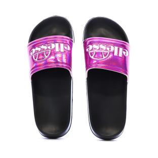 Claquettes Rose/Noir Femme Ellesse Demi vue 0