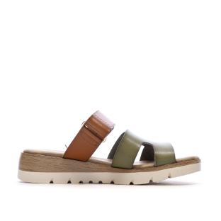 Khaki/Brown Sandals Women's Xti 144125 Photo of the Espace des Marques %store% store - view of %key%