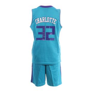 Set de baloncesto azul/blanco para niños Charlotte Sport Zone ver 0