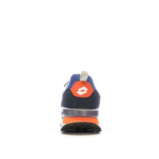 Baskets Bleu/Blanc/Orange Homme Lotto Twenty 5 vue 0