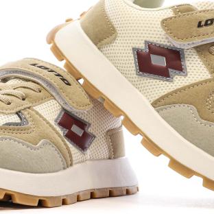 Baskets Beige Garçon Lotto Capri vue 0