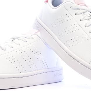 Adidas Advantages White/Pink Girl's Sneakers Photo of the Espace des Marques %store% store - view of %key%