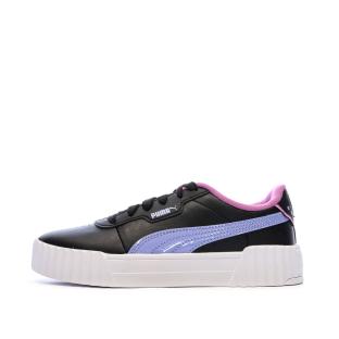 Baskets Noires/Mauve Fille Puma Carina 3.0 Jelly vue 0